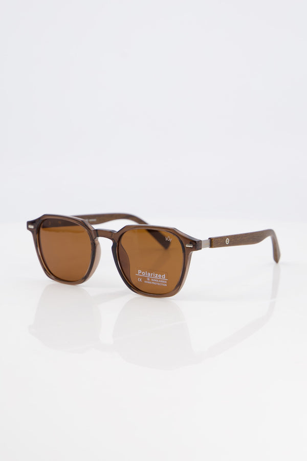 POLARIZED BROWN TINT SUNGLASSES