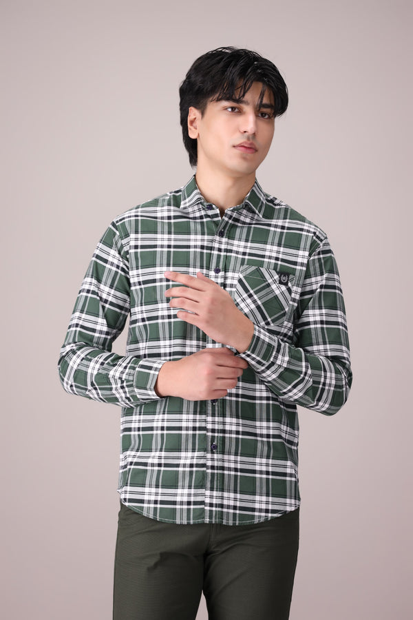 CHECK SLIM FIT SHIRT