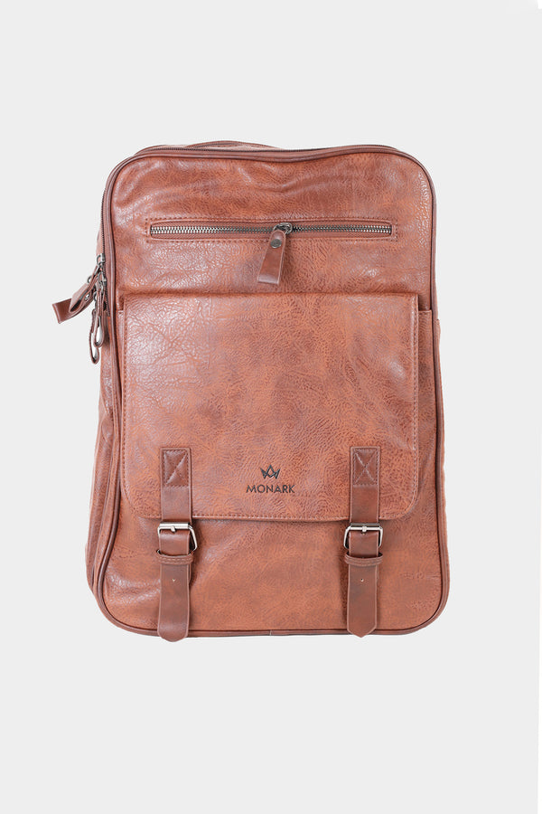Brown Urban Commute Backpack