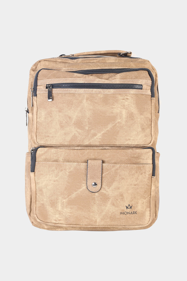Sand Brown Urban Commute Backpack