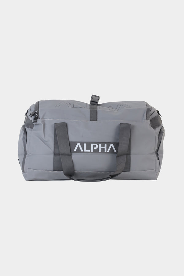 Grey Duffle Gym Bag