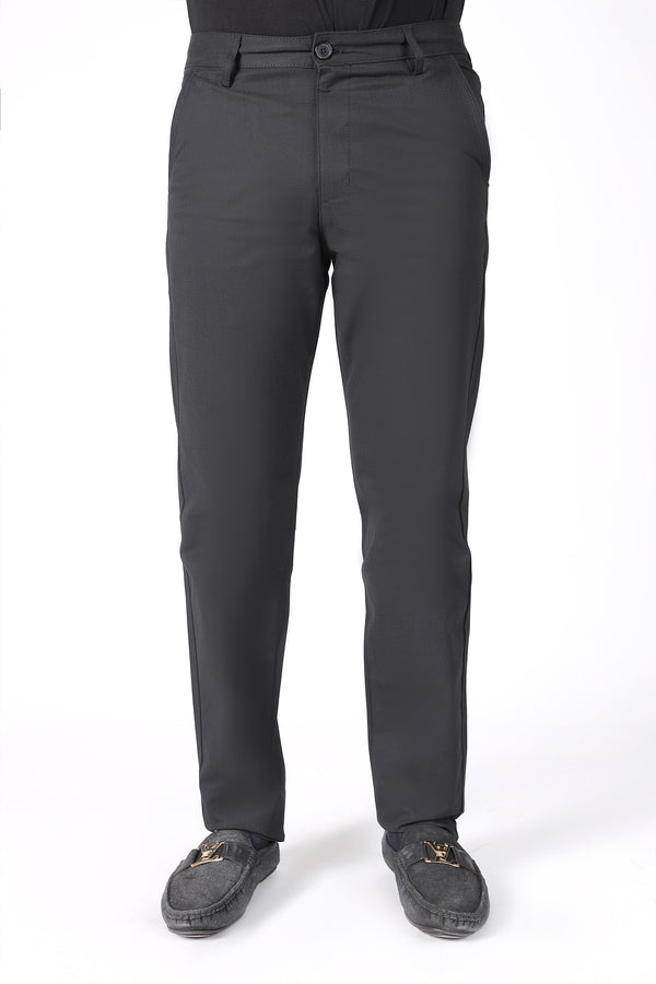 TAPPERED FIT COTTON PANTS