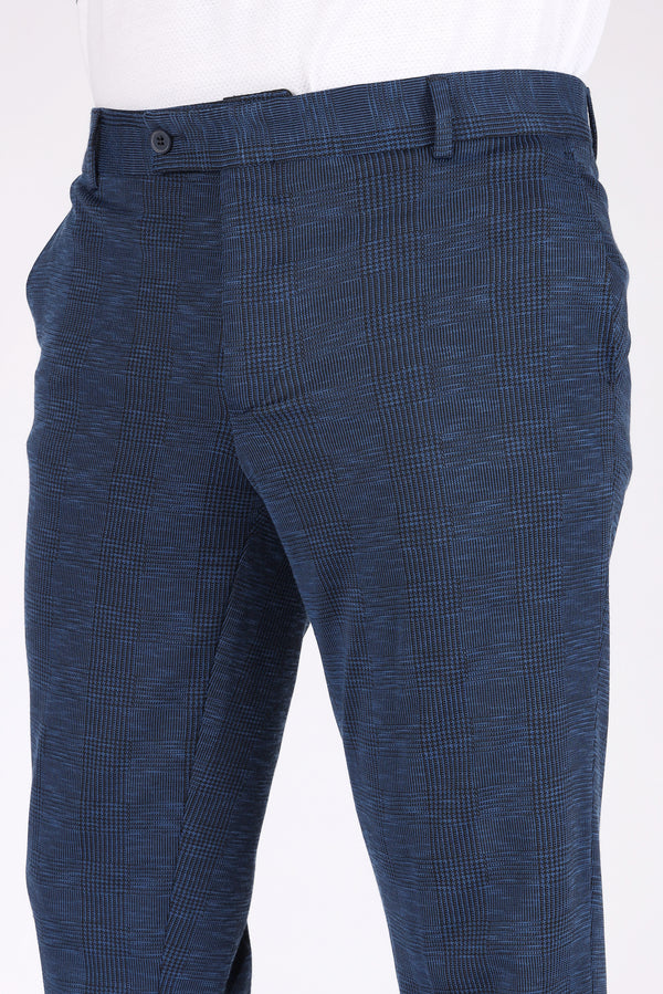 Check Slim Fit Dress Pants