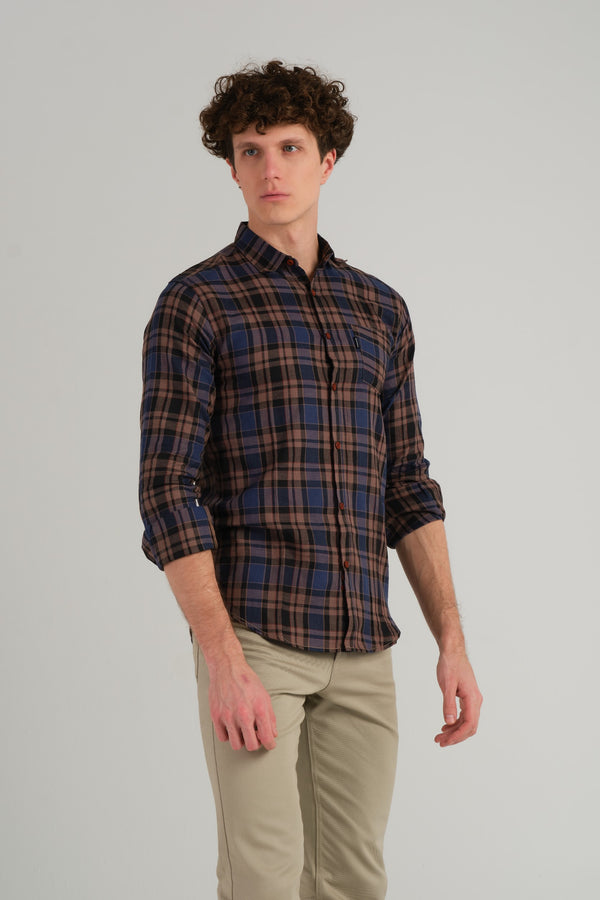 CHECKERED SLIM FIT SHIRT