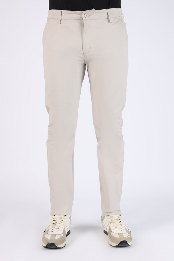 SKINNY FIT COTTON PANTS