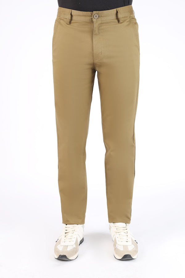 COTTON PANTS IN TAPPERED FIT