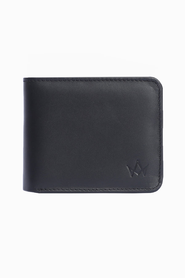 SOLID LEATHER BILLFOLD WALLET