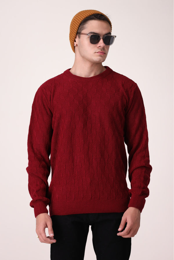 CUBE TEXTURE PULLOVER