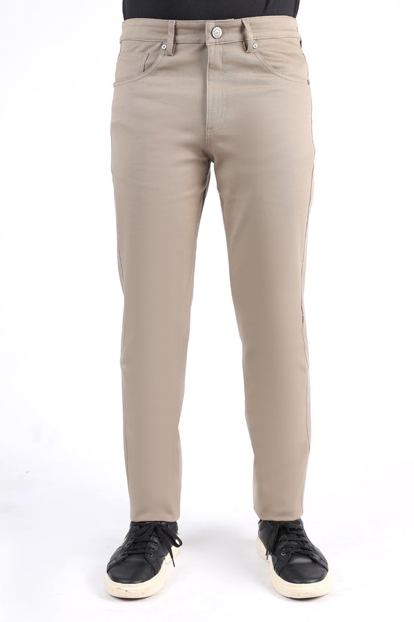 BASIC FIVE POCKETS TAPPERED FIT