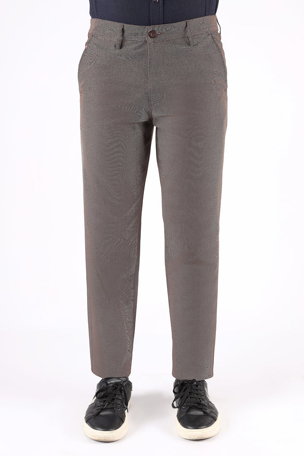 DOBBY TEXTURED TAPERED PANTS