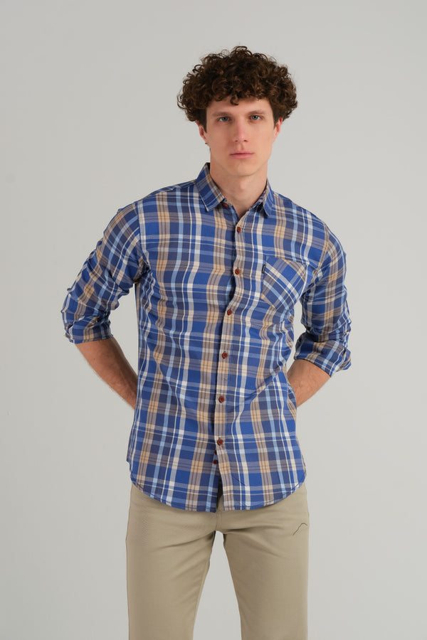 CHECKERED SLIM FIT SHIRT