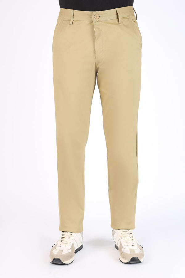 COTTON PANTS IN TAPPERED FIT