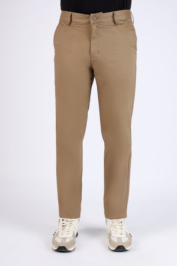 COTTON PANTS IN TAPPERED FIT