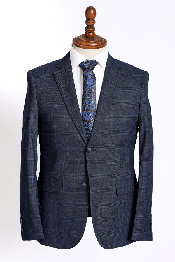 CHECK SLIM FIT 2-PCS SUIT
