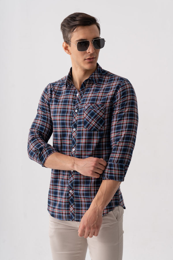 CHECK SLIM FIT SHIRT