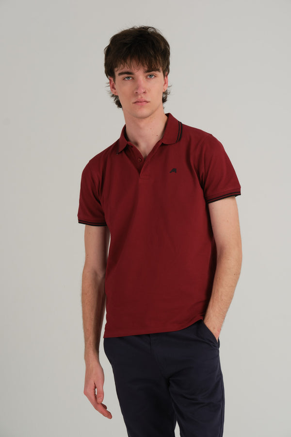 BASIC MAROON POLO
