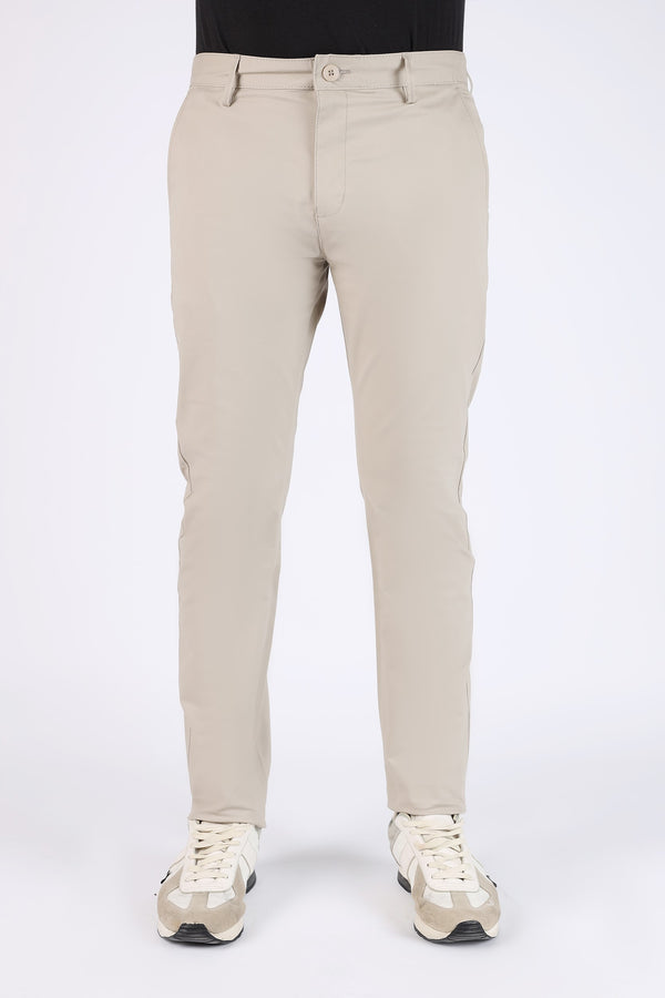 SKINNY FIT COTTON PANTS