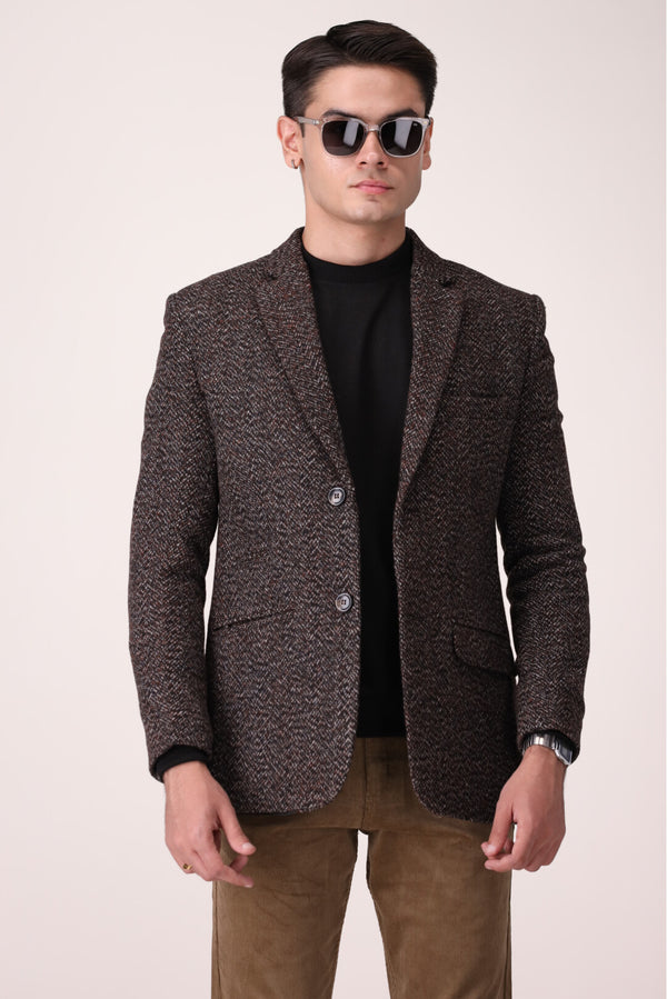 MULTI-TEXTURED WINTER JACKET