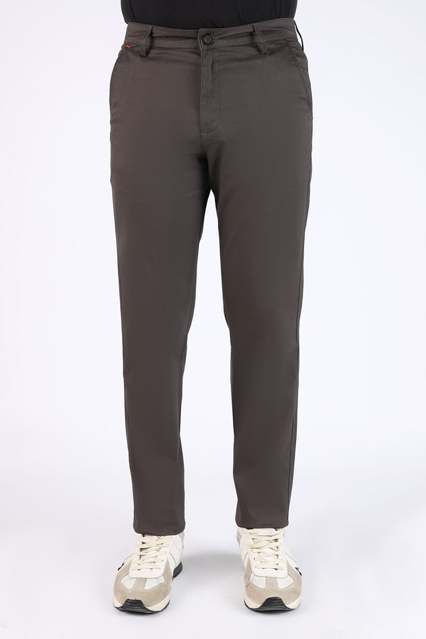TAPPERED FIT COTTON PANTS