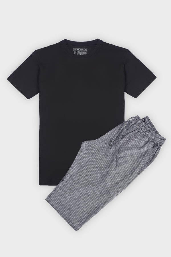 LOUNGEWEAR SET - TEE/TROUSER