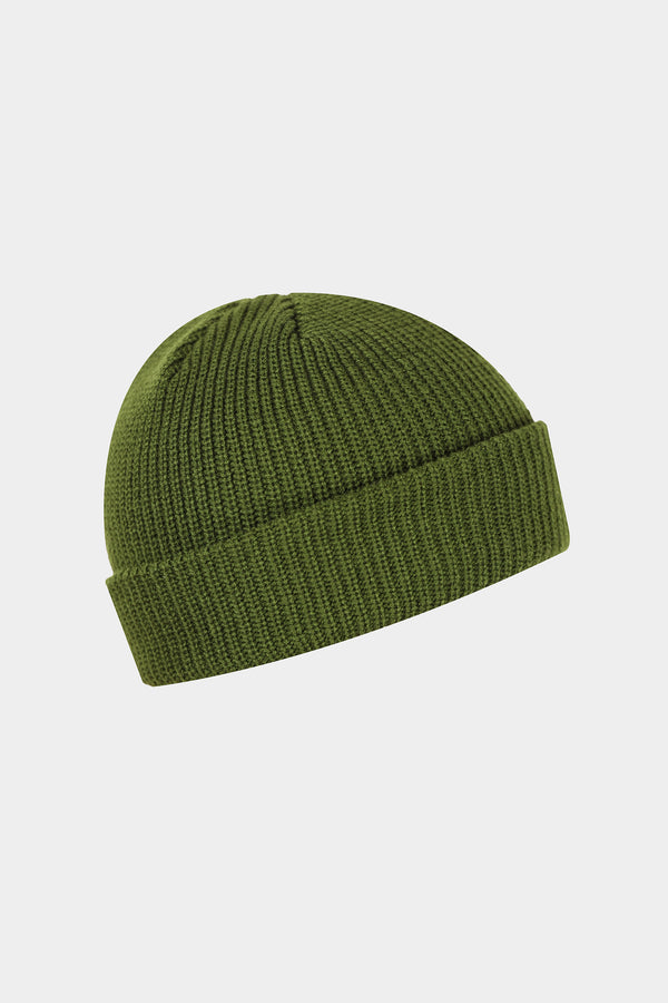 Green Classic Knitted Beanie