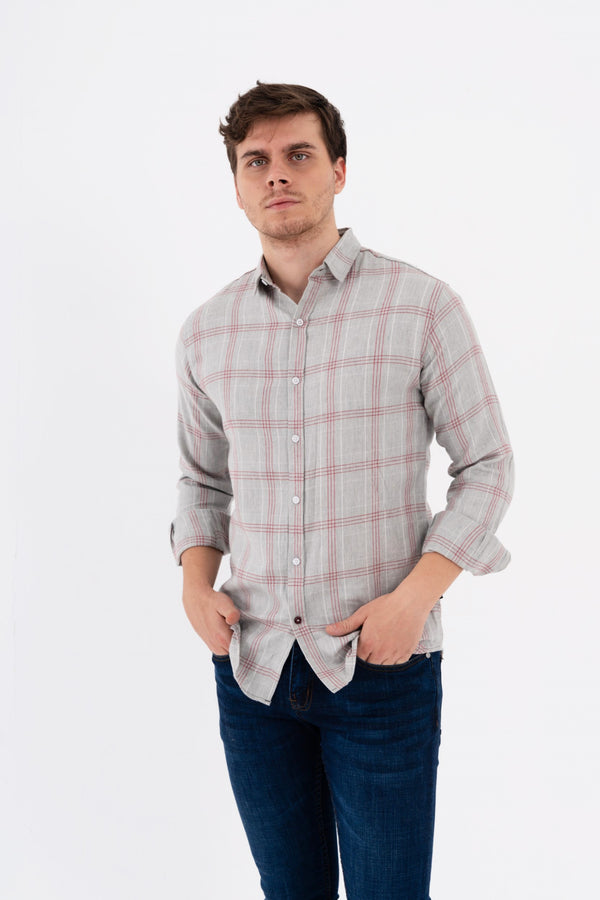 CHECK SLIM FIT SHIRT