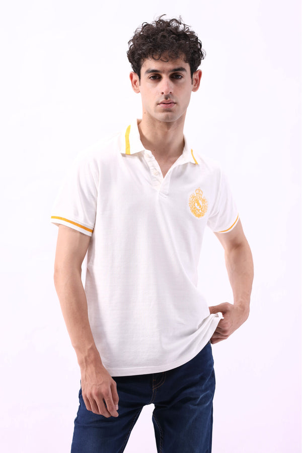 POLO SHIRT WITH ROYAL EMBLEM