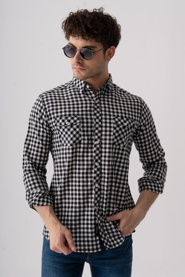 CHECK SLIM FIT SHIRT