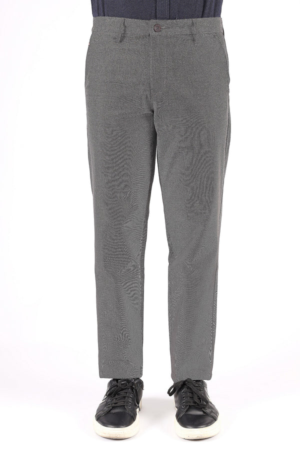 DOBBY TEXTURED TAPERED PANTS