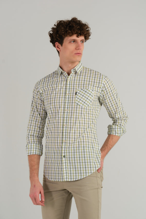 CHECKERED SLIM FIT SHIRT