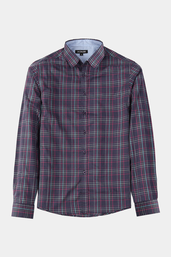 CHECK SLIM FIT SHIRT