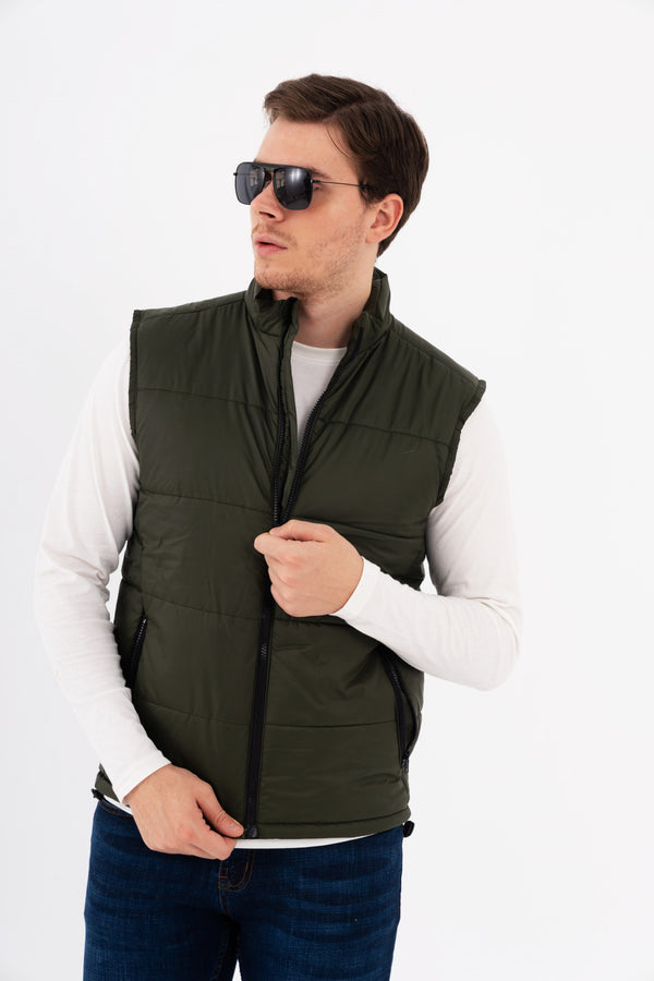 BASIC SLEEVELESS JACKET