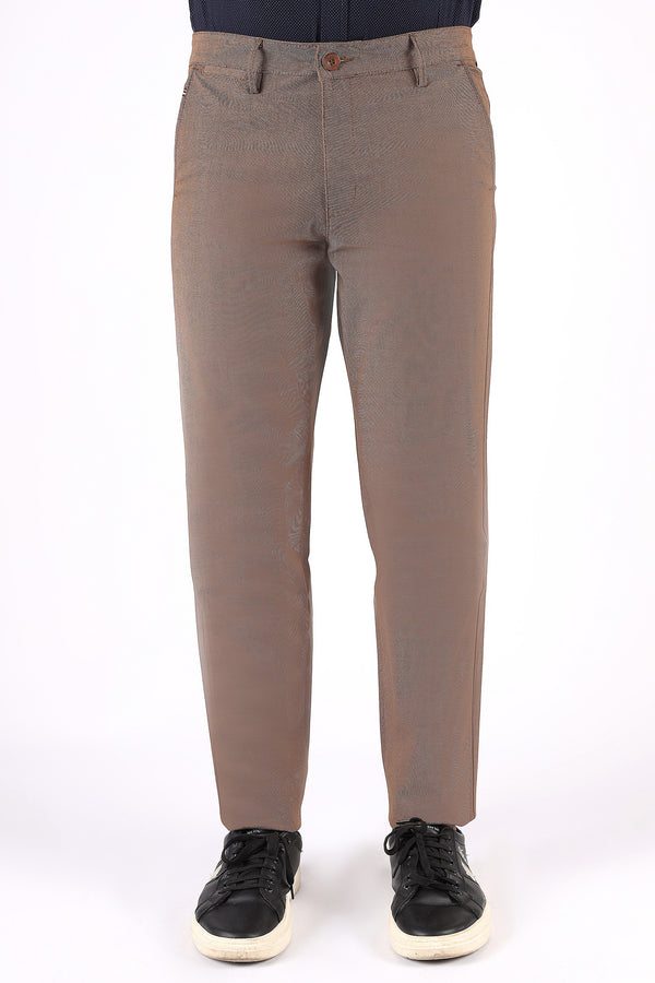 DOBBY TEXTURED TAPERED PANTS