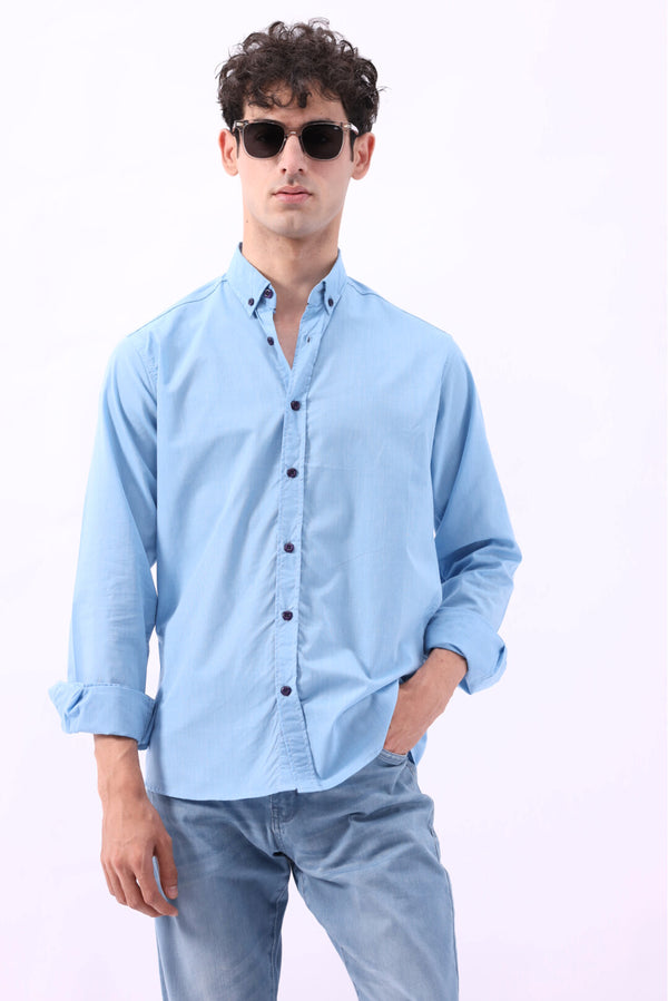 SOLID SLIM FIT SHIRT