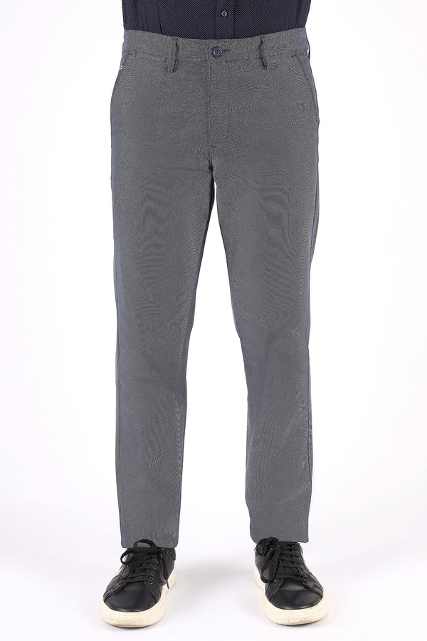 DOBBY TEXTURED TAPERED PANTS