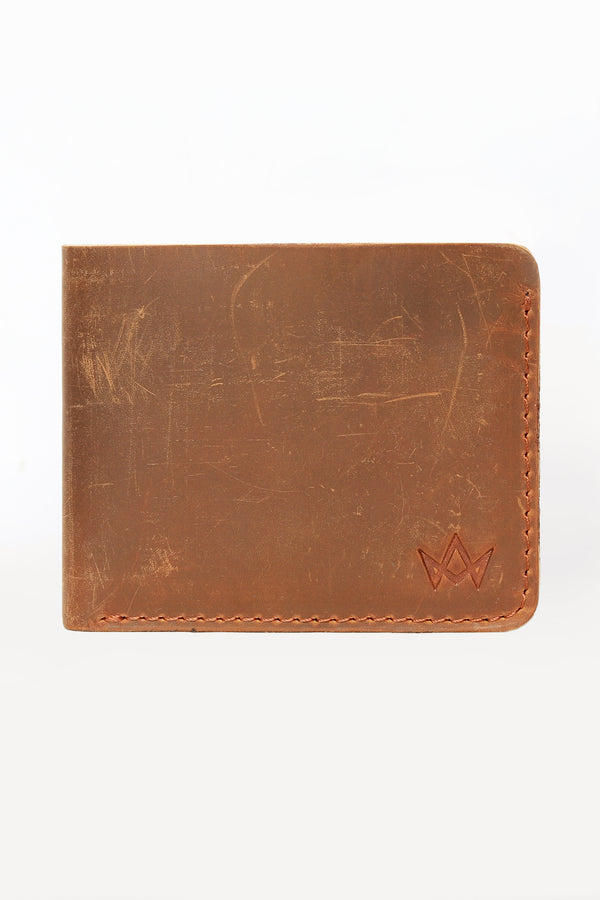 BURNISH LEATHER BILLFOLD WALLET