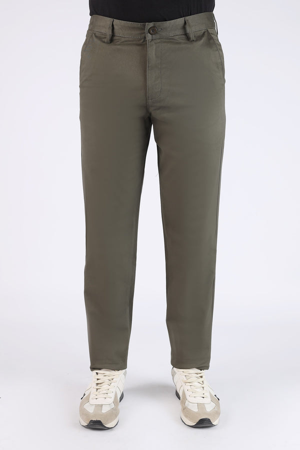 COTTON PANTS IN TAPPERED FIT