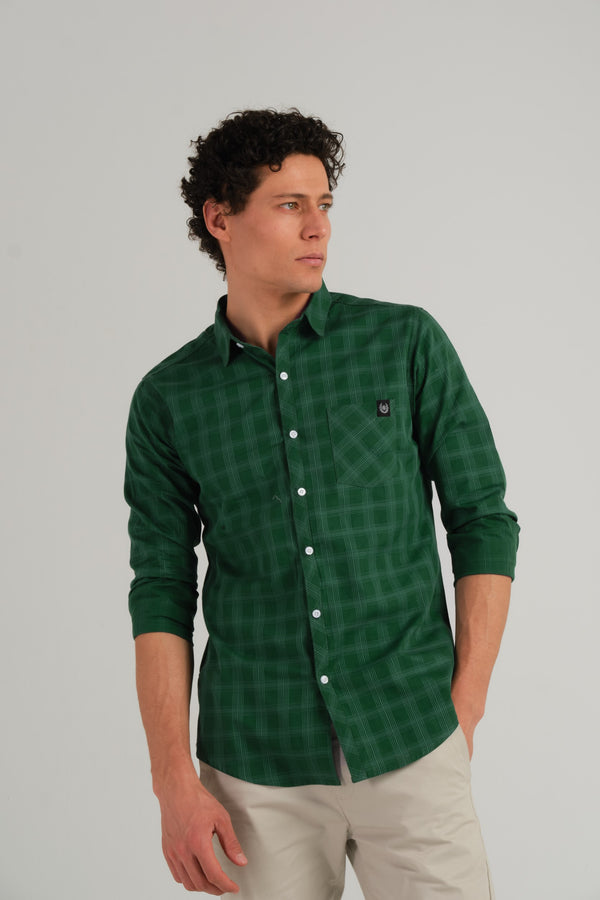 CHECKERED SLIM FIT SHIRT