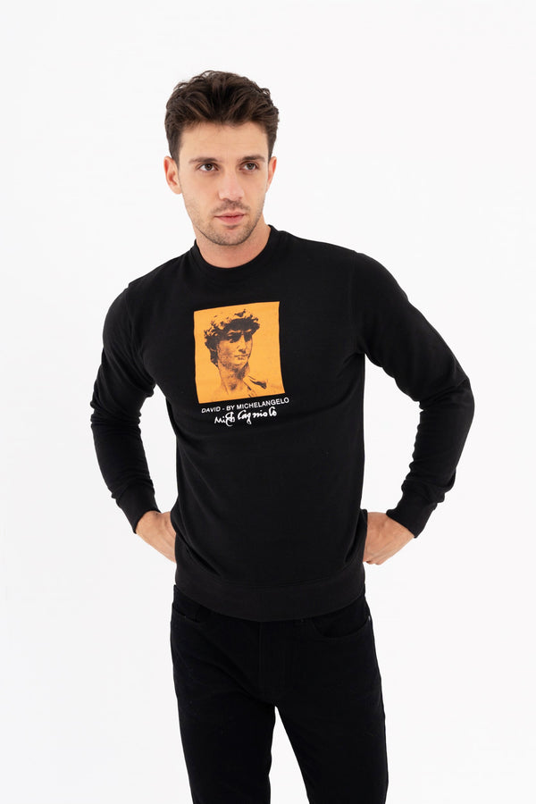 GRAPHIC CREW-NECK SWEATSHIRT