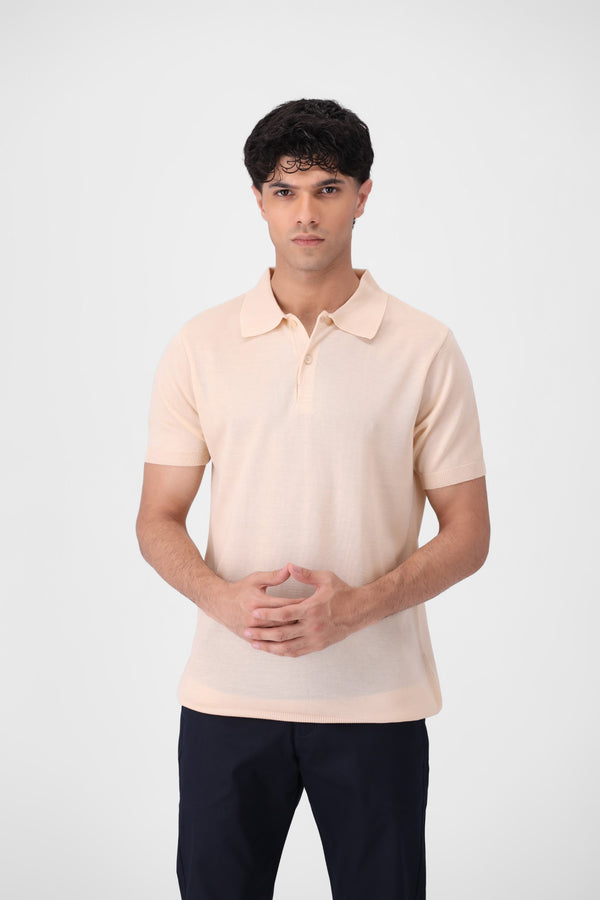 Ivory White Polo Shirt