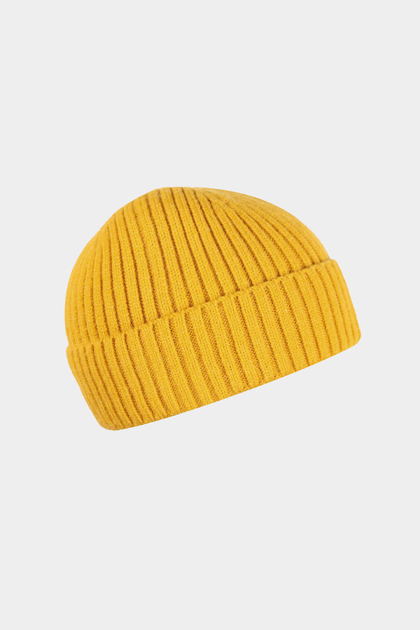 Mustard Classic Knitted Beanie