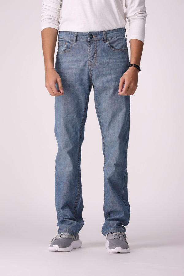 SLIM-STRIGHT FIT STRETCH JEANS