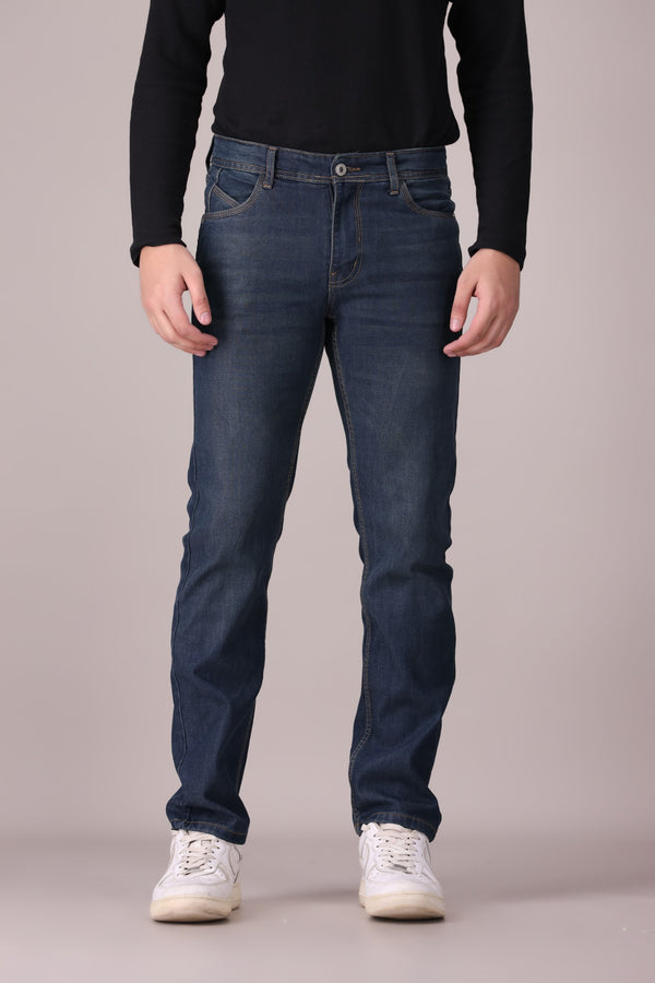 SLIM-STRAIGHT STRETCH JEANS