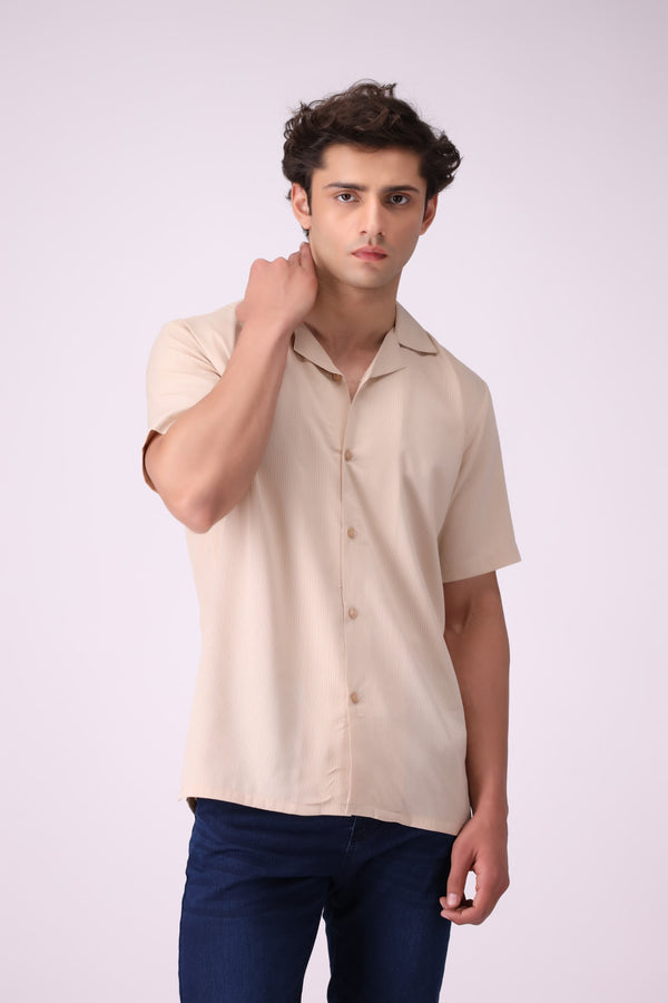 CampCollar Light-Brown Shirt