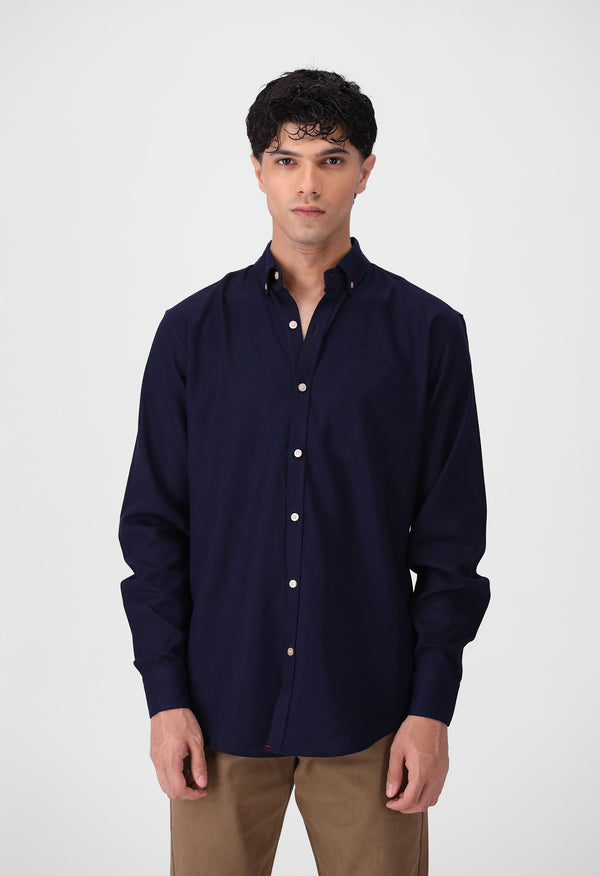 Navy Blue Button Down Shirt