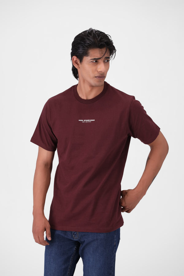 Maroon Graphic T-Shirt