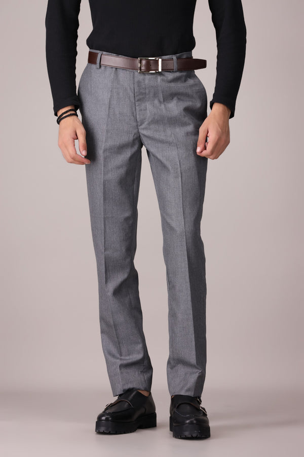 TEXTURED FORMAL PANTS