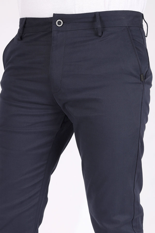 SLIM FIT COTTON PANTS
