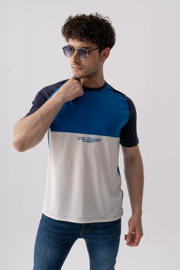 CUT & SEW CREW NECK T-SHIRT