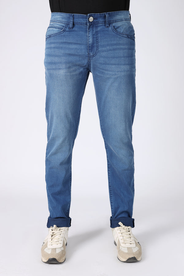 SLIM-STRAIGHT STRETCH JEANS